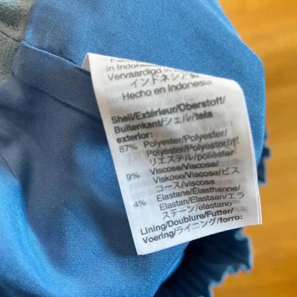 J. Crew Mercantile Blue Paper Bag Waist Mini Skirt - Picture 7 of 8